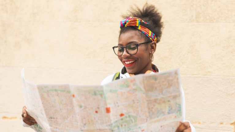 Everything about Eurail | Map, compass and Croatian money on the table